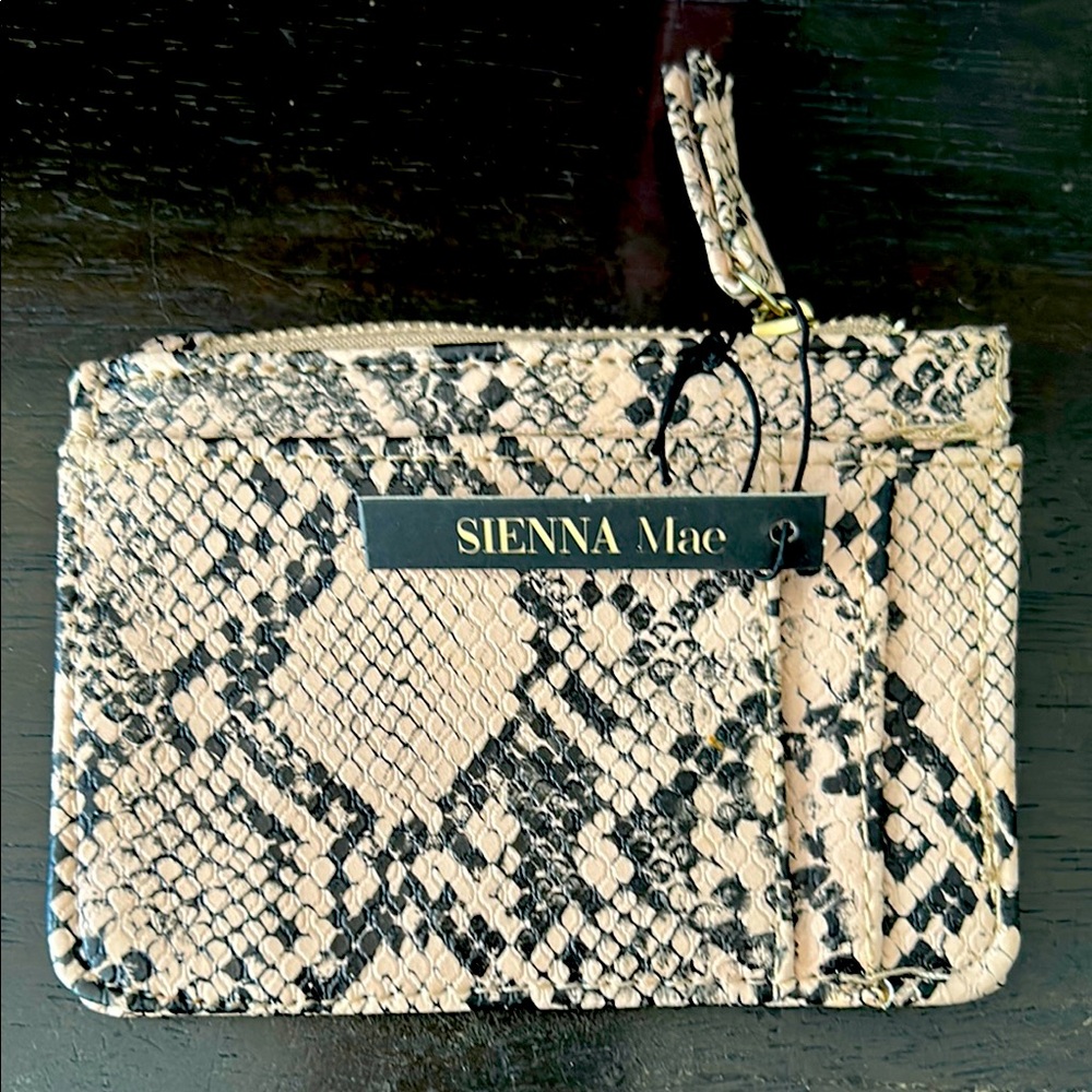 Sienna Mae Snake Print Card Holder